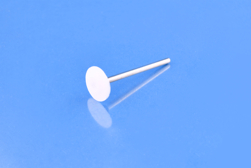 KAM B/04 Kamień biały soczewkowy bardzo drobny do kompozytu 13x3 mm