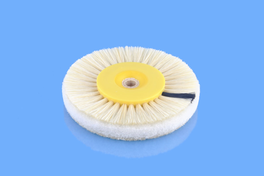 A075 - Szczotka HATHO 80mm twarda biała + Scotch-Brite