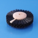 A071 - Szczotka HATHO 80mm czarna twarda 4-rzędowa szeroka - 2