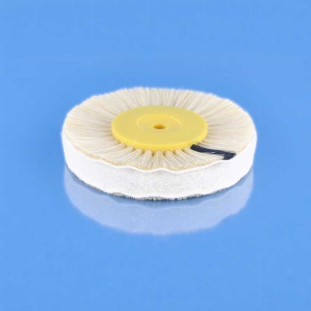 A076 - Szczotka HATHO 80mm włosie + Scotch-Brite + skóra