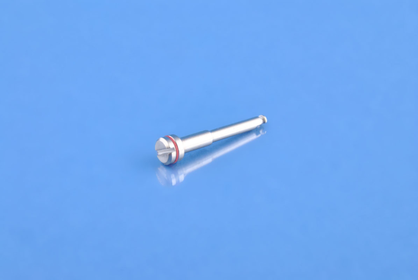 A903 - Uchwyt wkręt na kątnicę 2,34mm stalowy do polerowania