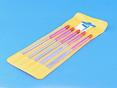 MA284 - Zestaw 5 pilników diamentowych 14cm w etui do modeli