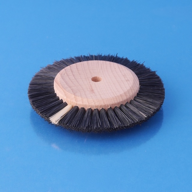 A220 - Szczotka polerska HATHO 80mm twarde czarne włosie