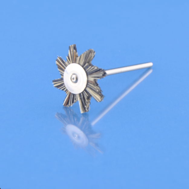 A413 Szczoteczka Hatho brązowa średnia gwiazda 22x41mm