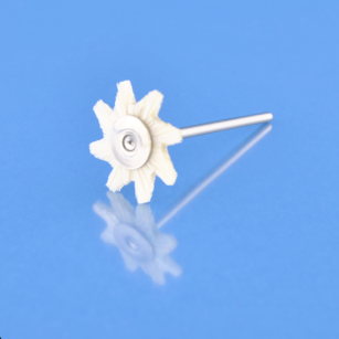 A412 Szczoteczka Hatho biała miękka gwiazda 22x41mm