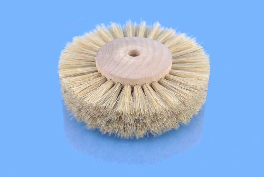 A223/E - Szczotka polerska EKO LINE 80mm białe twarde włosie