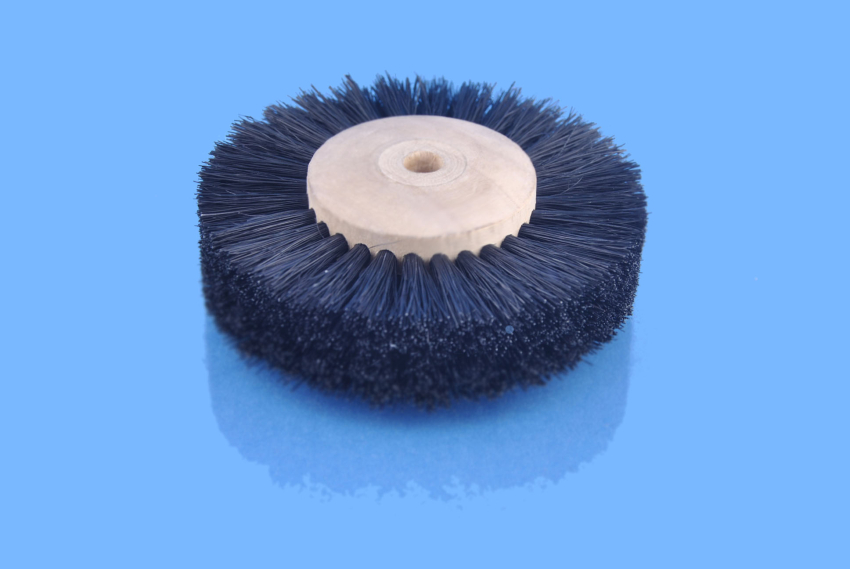 A071/E - Szczotka polerska EKO LINE 80mm czarne twarde włosie