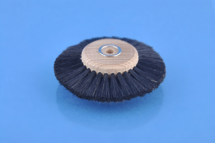 A034 - Szczotka polerska HATHO 80mm czarna twarda 4-rzędowa