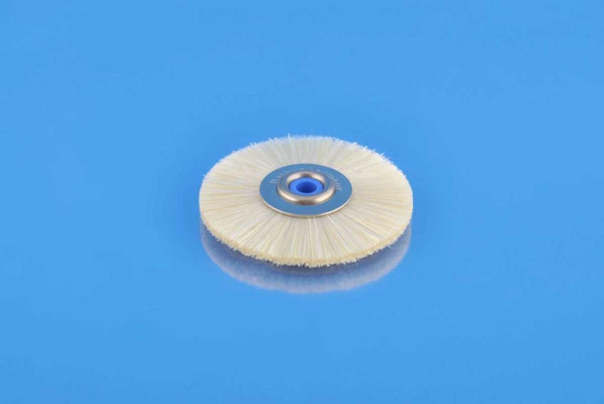 A027 - Szczotka polerska HATHO 50mm biała twarda metal