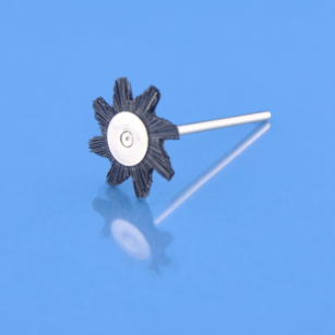 A410 Szczoteczka Hatho czarna twarda gwiazda 22x41mm