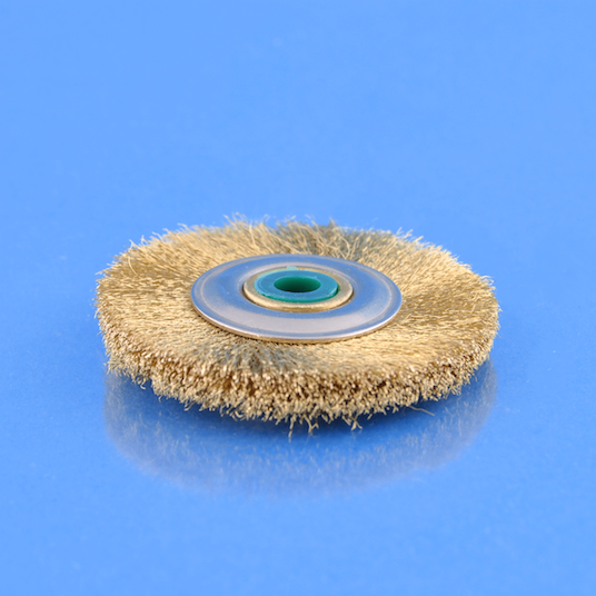 A079/E - Szczotka polerska EKO LINE drut mosiężny 0,10mm 50 mm