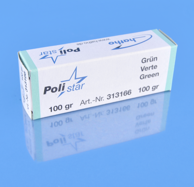 A232 - Pasta polerska PoliStar zielona białe złoto 90g