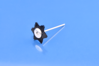 A410/E Szczotka polerska gwiazdka czarna twarda 22x41 mm - 2