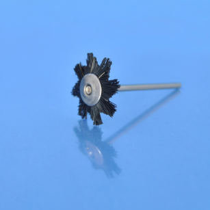 A410/E Szczotka polerska gwiazdka czarna twarda 22x41 mm